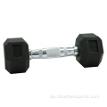 Fitnessfitness Hex Gummi -Hantel hexagonales Hantel